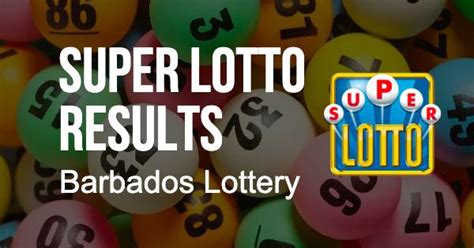 barbados super lotto 5/35 results|Super Lotto Barbados Lottery Results & Winning Numbers.